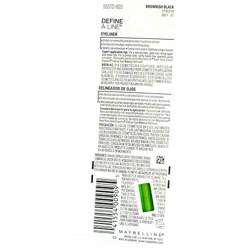 Vista 6 de Maybelline New York Define-A-Line Delineador Negro café.