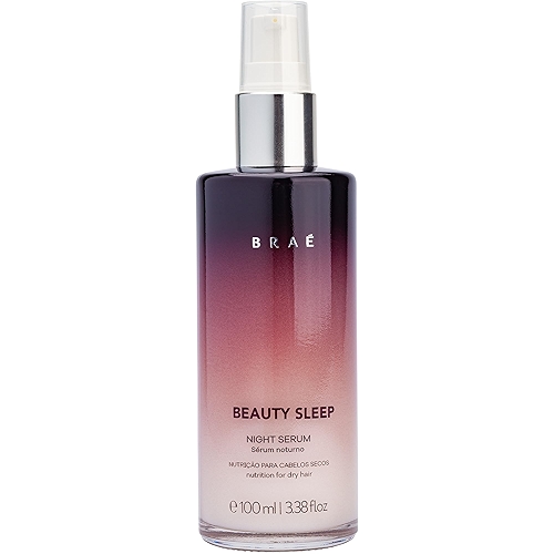 Sérum Noturno Cabelo BRAÉ Beauty Sleep Night - Tratamento Anti-Frizz, Efeito Seda, Hidrata...
