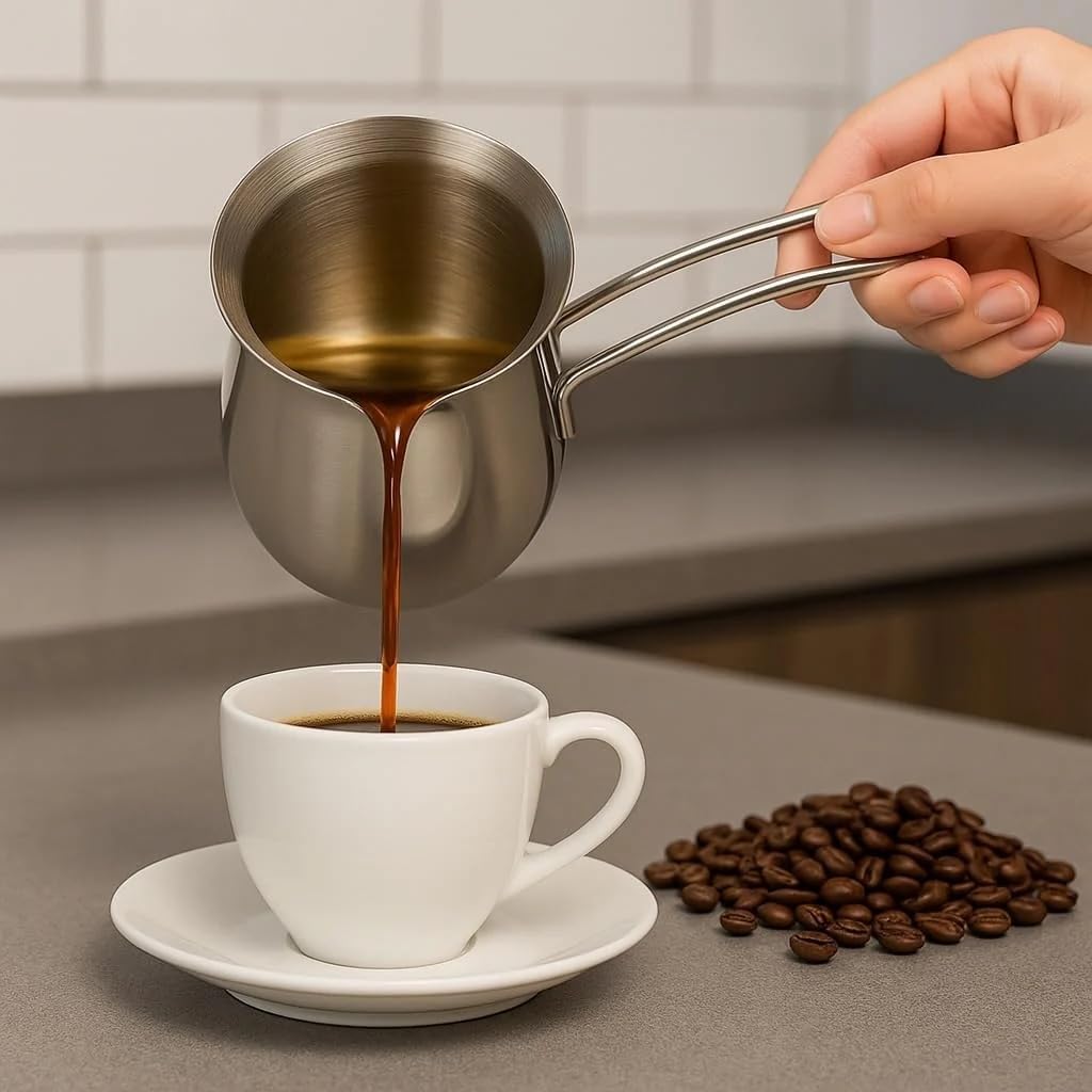 食器 COFFEEMAN Amazon.com | Cuisinox Stainless Steel Turkish Cezve Coffee Pot, 12