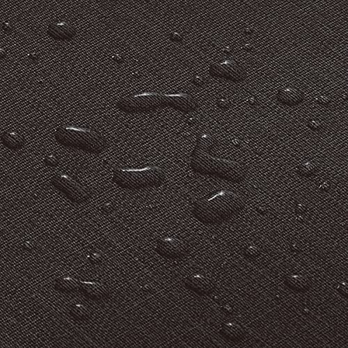 NLMUVW Rectangle Vinyl Tablecloth with Flannel Backing 30 X 48 Inch, Black PVC Table Cloth Waterproof Oil Proof Wipe Clean Table Cover for Party and Outdoor by NLMUVW - Used condition - Image 3