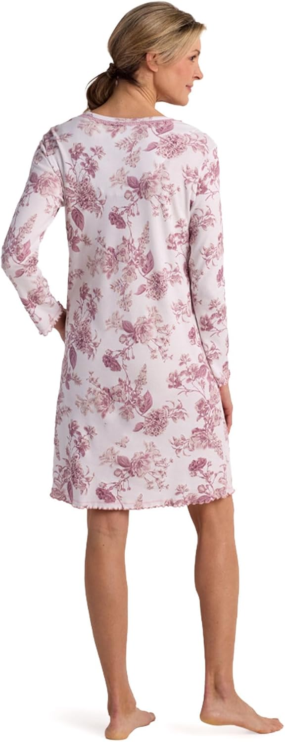Miss Elaine Cottonessa Short Nightgown, Soft and Comfortable Fabric, Sleepwear and Loungewear - Image 2