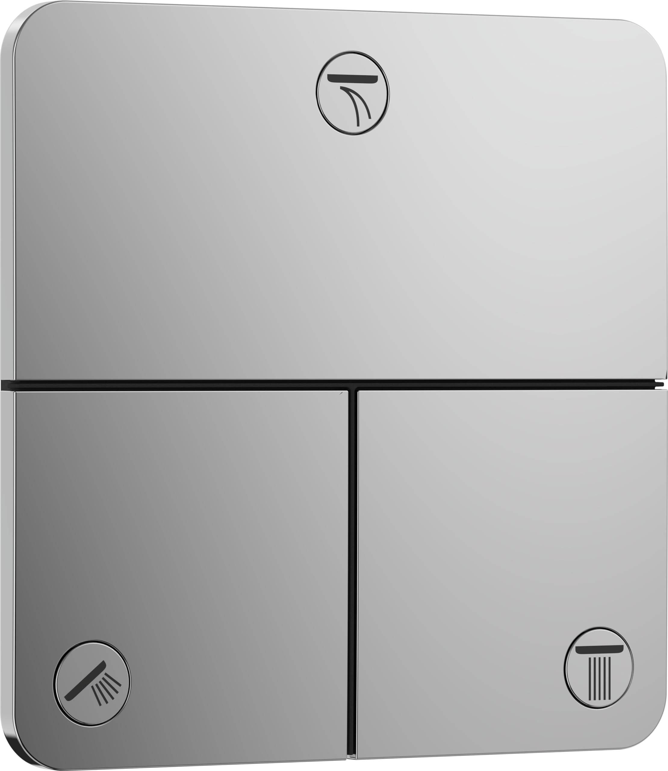 hansgrohe ShowerSelect Comfort Q - zawór odcinający do 3 odbiorników, podtynkowy, chrom