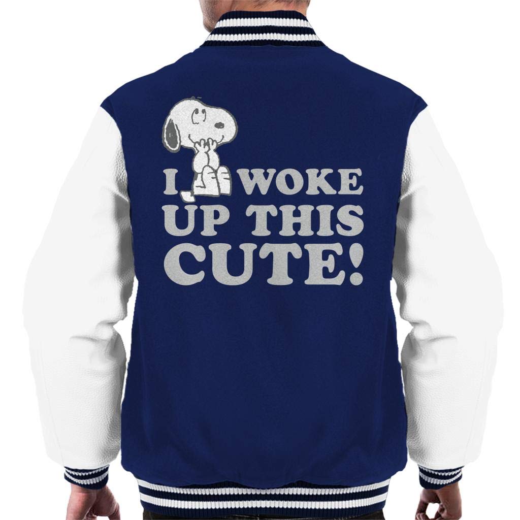 Blouson universitaire Peanuts Snoopy veste homme style collège - 7