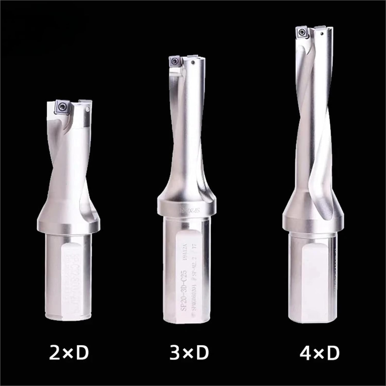 SP Indexable U Drill Magic Fast Hole Making SPMG Lathe Tool Carbide Insert 2D/3D/4D/5D 13-32mm Metal Cutting Tool(D15-C25-SP05,2xD)