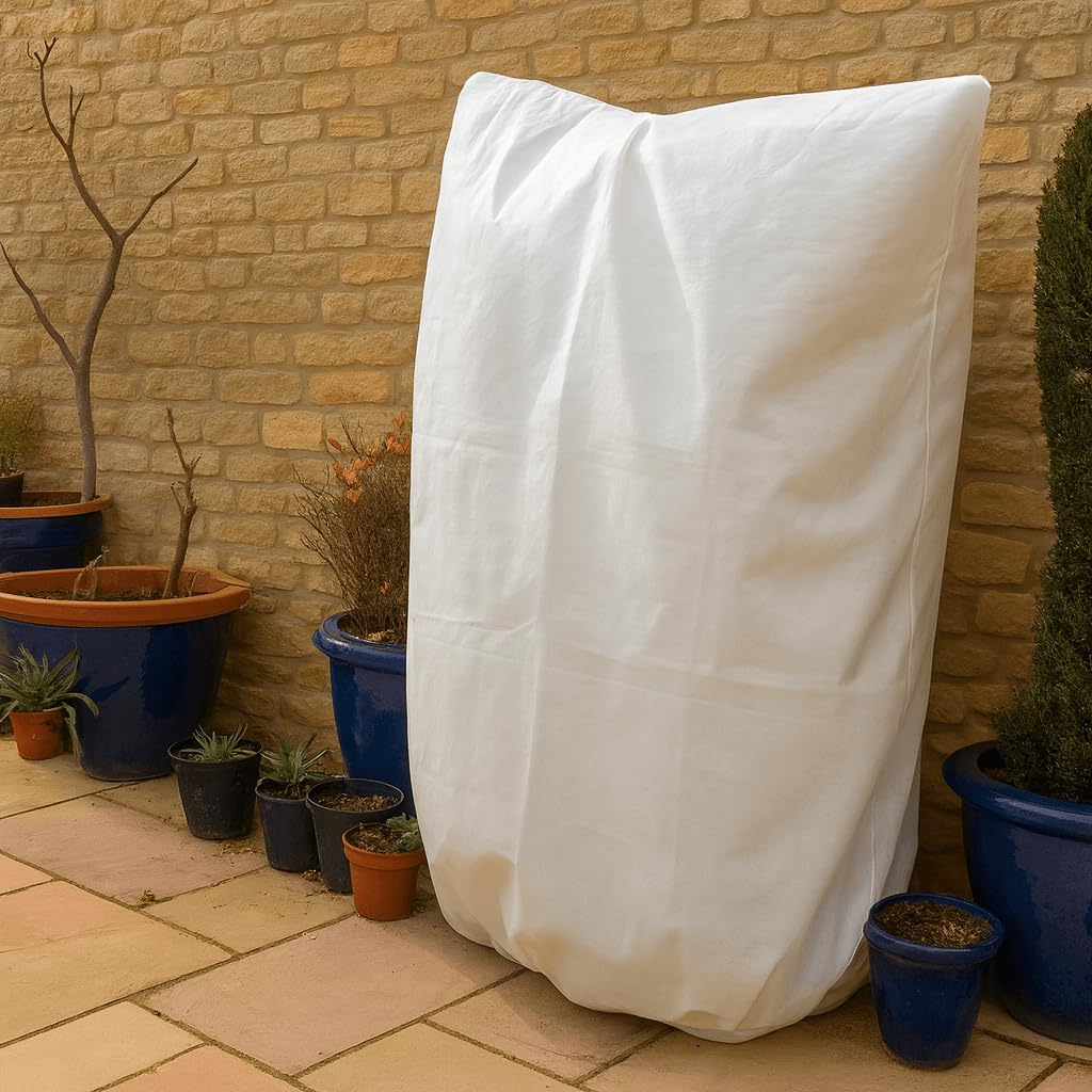 Gardening Naturally Heavy Duty Garden Fleece Bag Width: 2m x Height:2.4m (70g) - Single Cream or White — image 1
