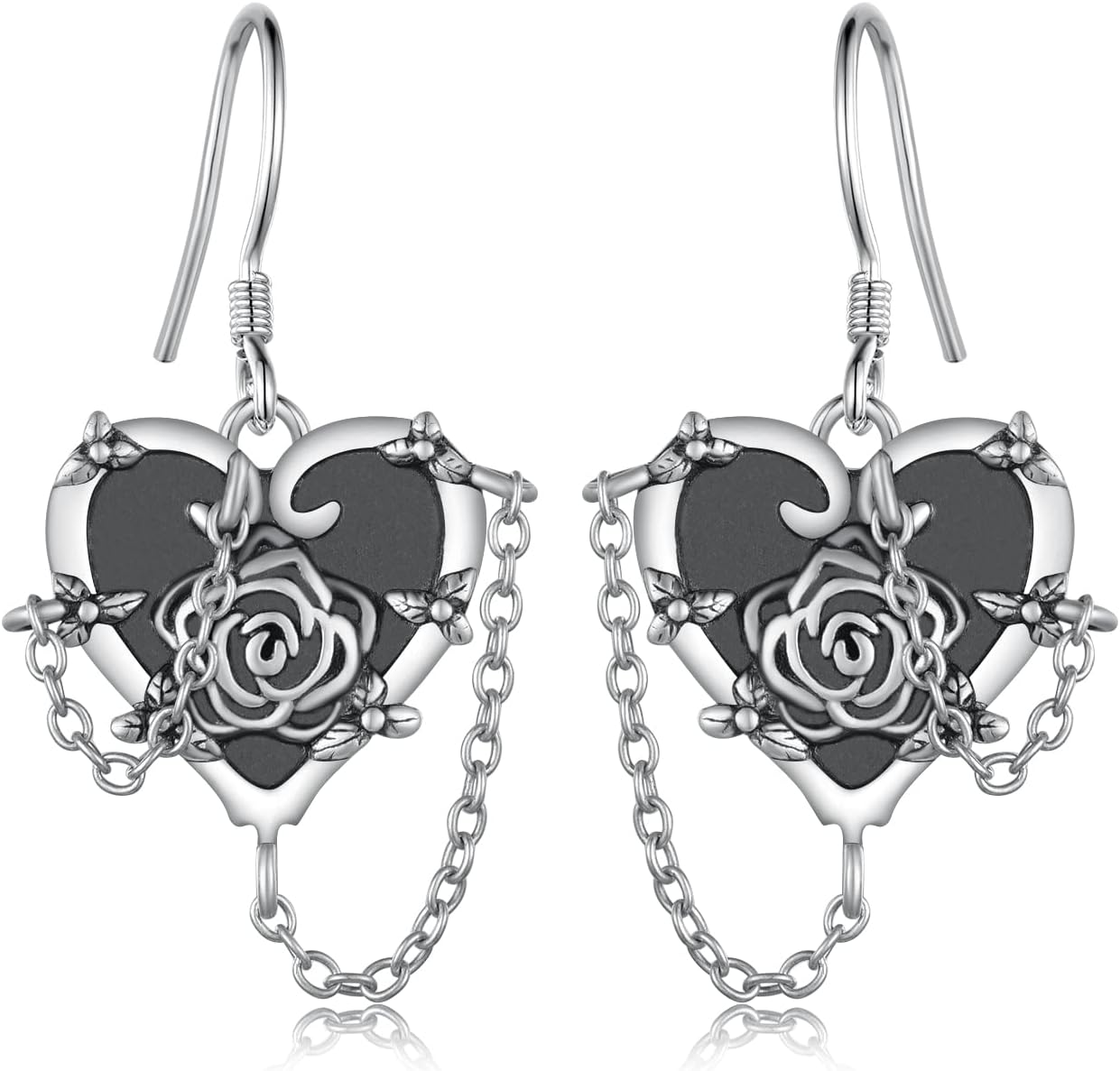 Gothic Earrings Sterling Silver Goth Earrings Halloween Goth Gifts Jewelry for Women