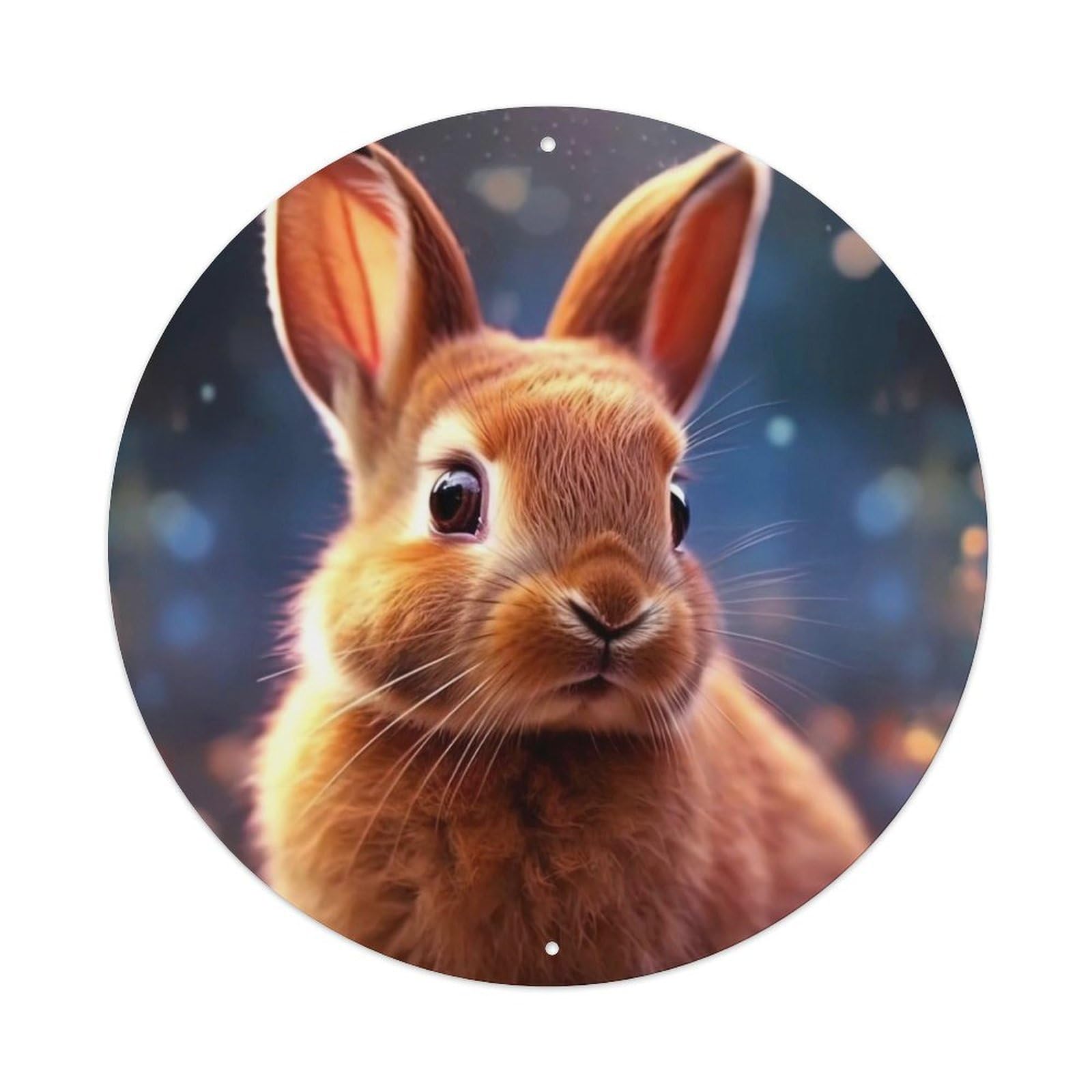 Animal Cute Bunny Rabbit Metal Tin Sign