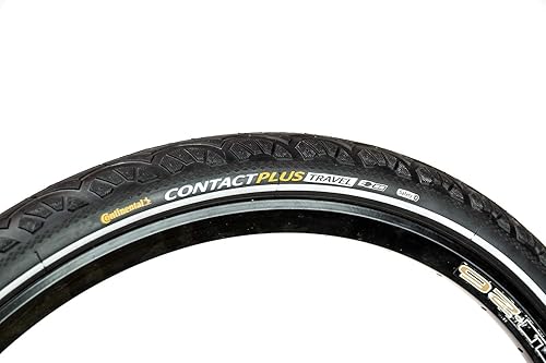 Miniatura 3 de 'Continental Contact Plus Travel Bike Tire - E-Bike Rated, SafetyPlus Puncture Protection, All Terrain Bicycle Tire (26'', 28'')'