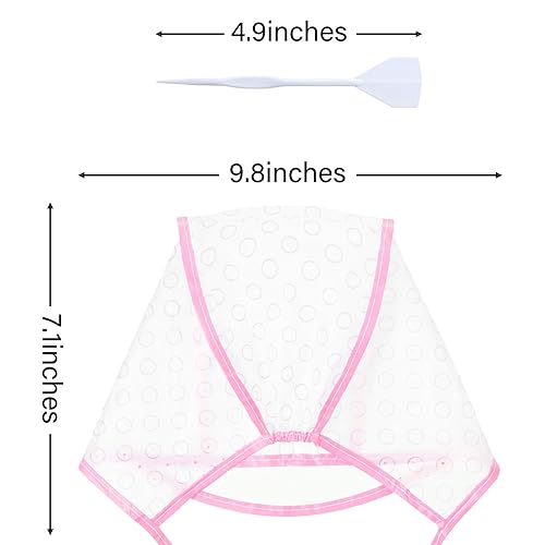 Miniatura 2 de 6 piezas de tapa de resaltado para glaseado de cabello para tinte de color blanqueador con ganchos de plástico, kit de herramientas de peluquería