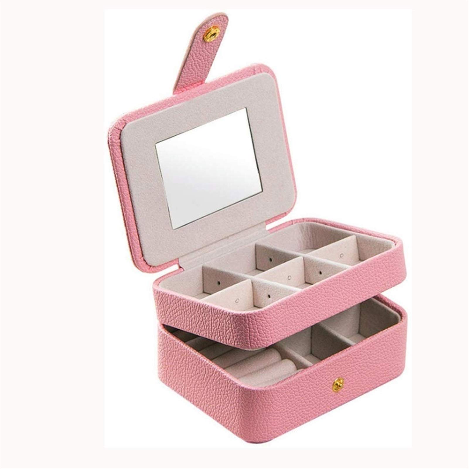 Storage Box,Jewelry Storage Box, Travel Jewelry Box Double Jewelry Storage Box Small Storage Box with
