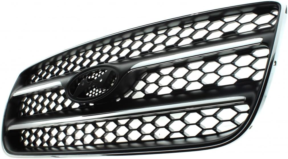 For Hyundai Santa Fe 2007-2009 Grille | SE/Limited | Matte Black | HY1200147