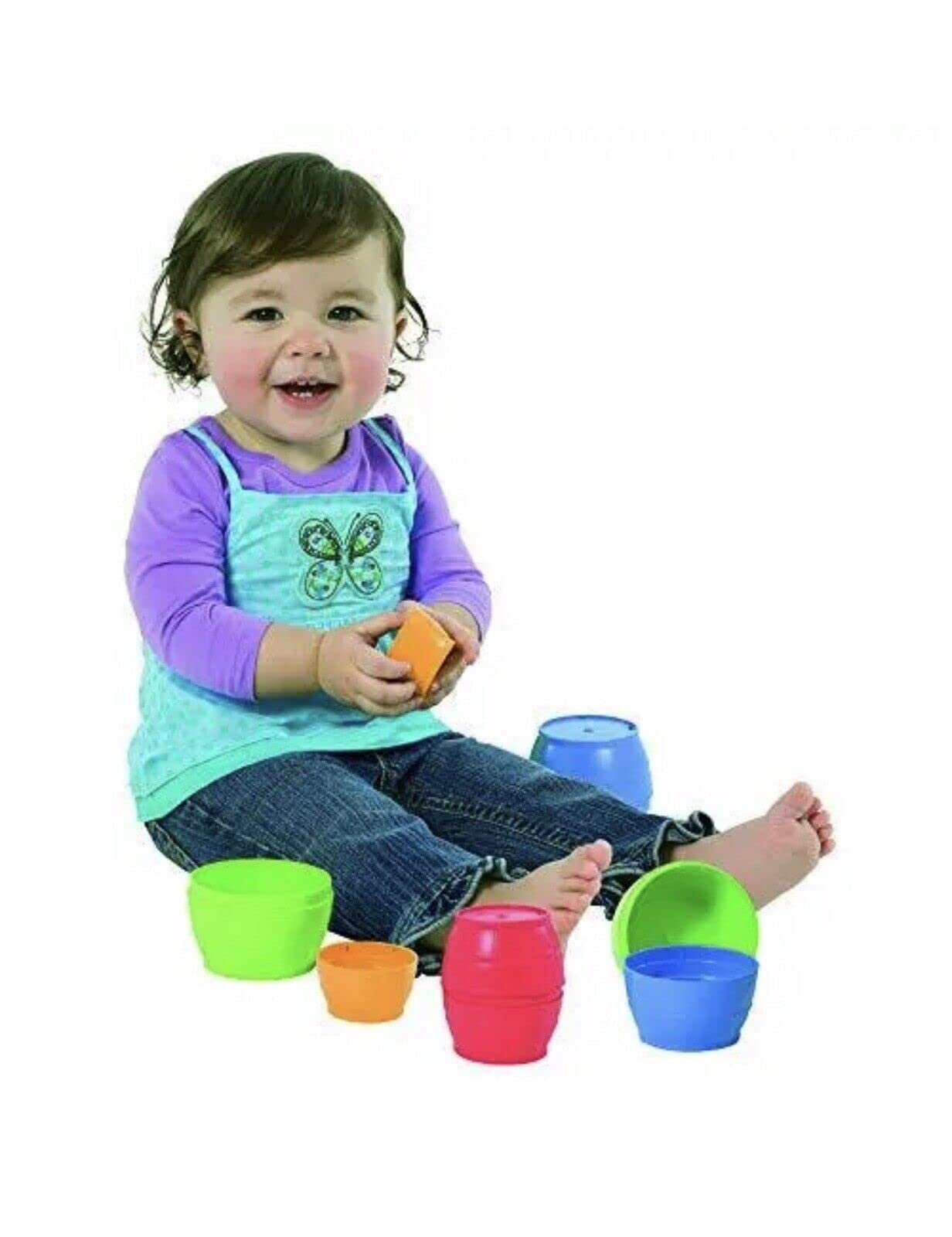 Buy Nesting Stacking Stack & Nest Barrels Fine Motor New Busy Basics