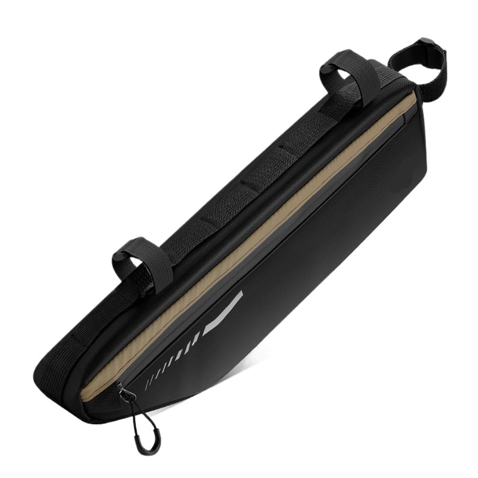1 borsa impermeabile for traversa triangolare for bicicletta | Memorizza piccoli oggetti for il ciclismo quotidiano all'aperto.(Black Brown)