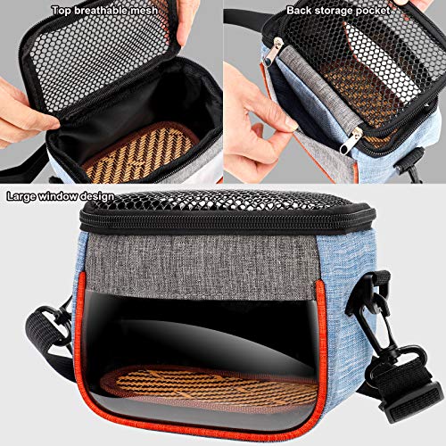 Hamster Carrier Bag - Cute Travel Sling for Small Animals, Rat,Gerbils, Sugar Glider, Gecko,Baby Hedgehog - Transport… - Image 6