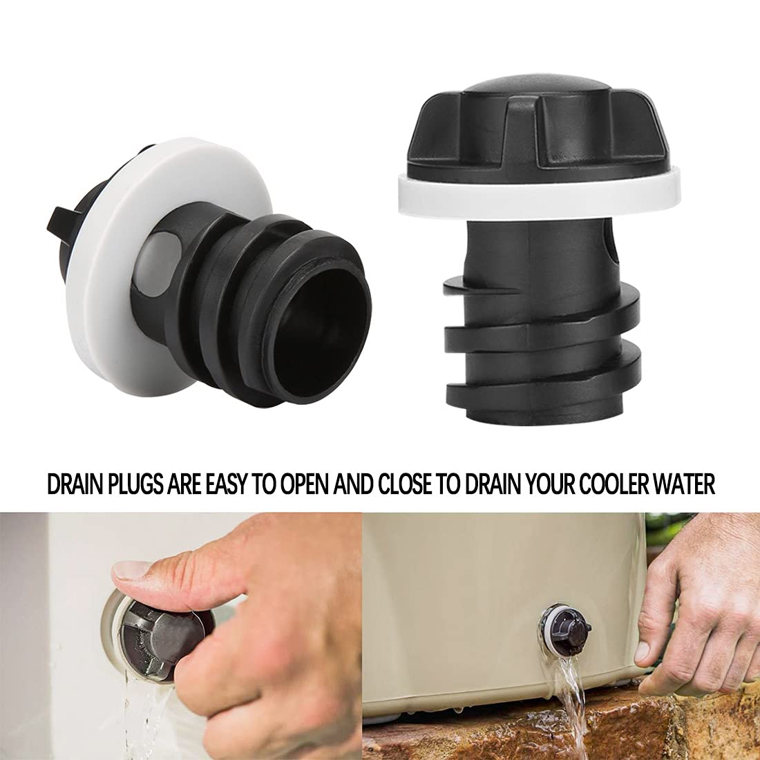 AUXBC 2 tappi di scarico Bule Cooler, design a prova di perdite