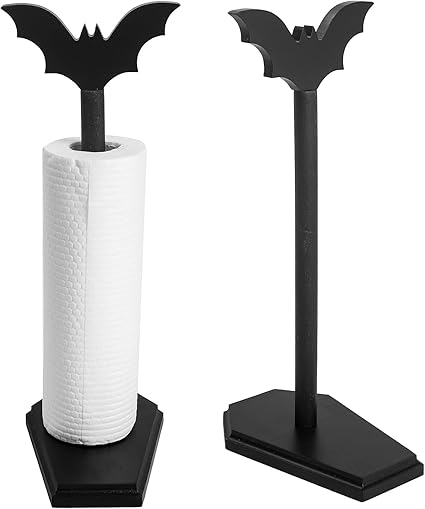 Bat shaped paper towel holder