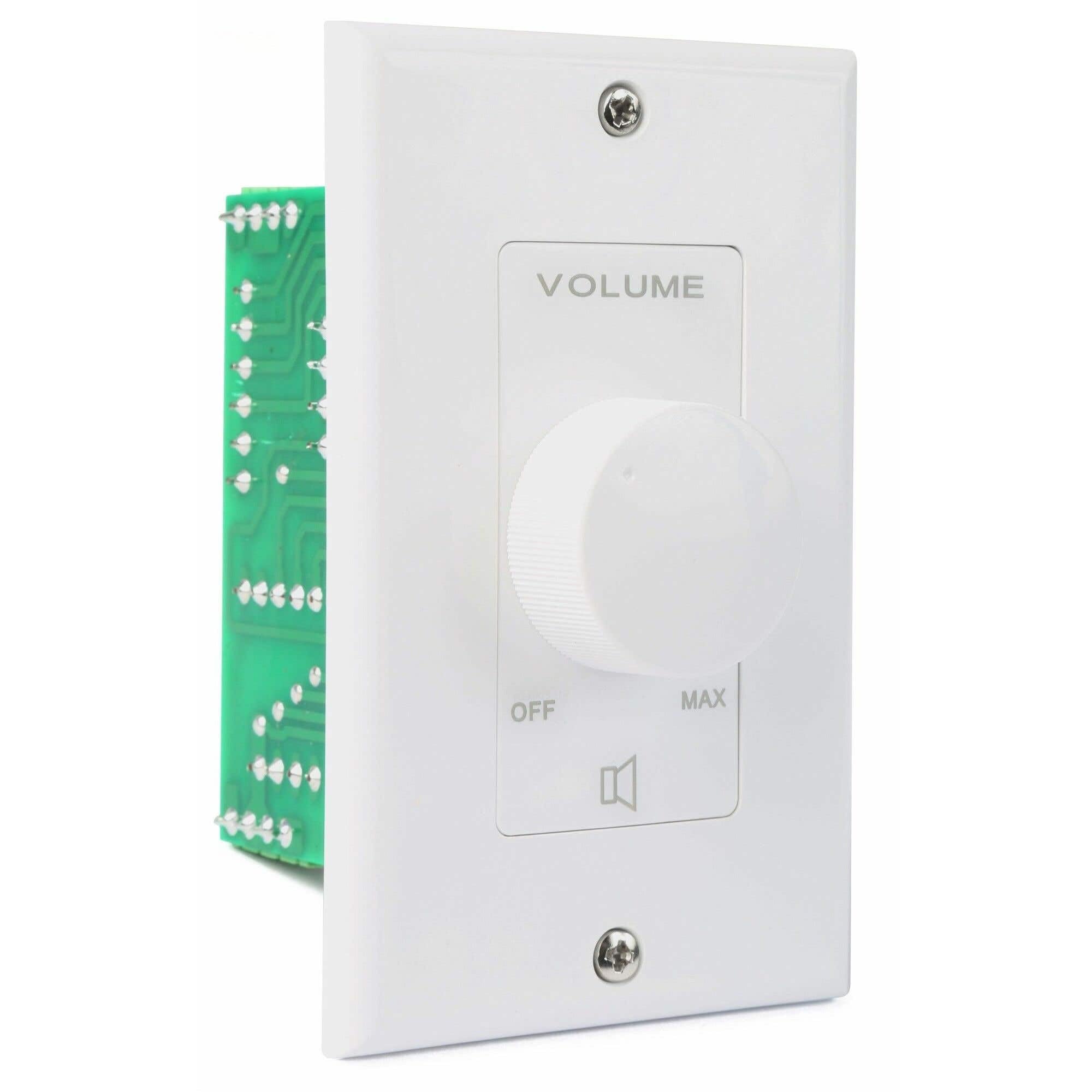 Sistema de Sonido 100V con 10 Altavoces de Techo - Bluetooth, Radio FM y MP3, Control de Volumen por Zonas, Instalación Fácil, Expansible, Sonido