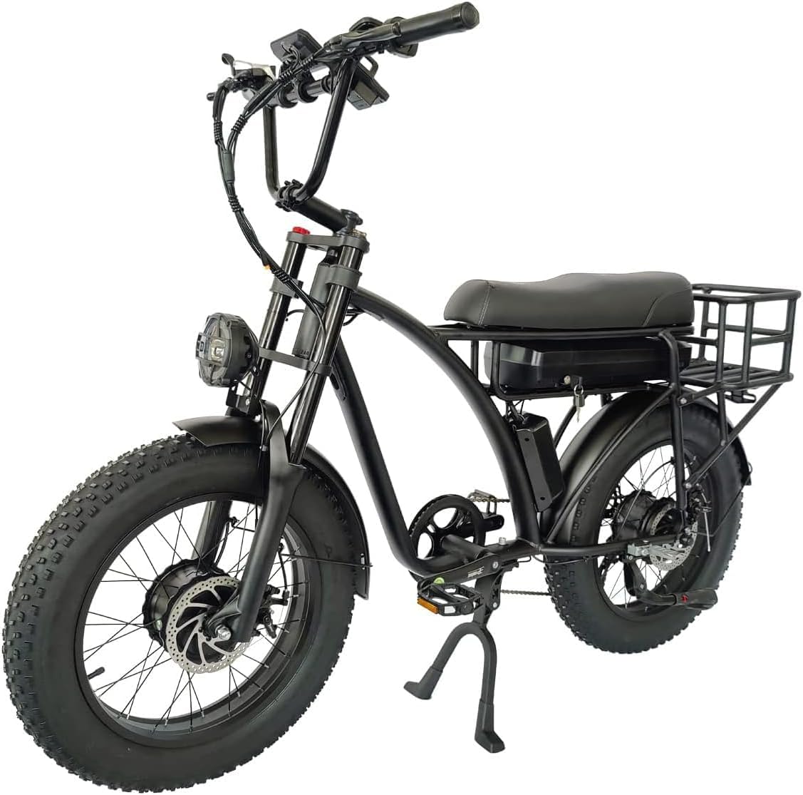 ikidsislands 2000W Electric Bike for 2 Adults, Fat Tire