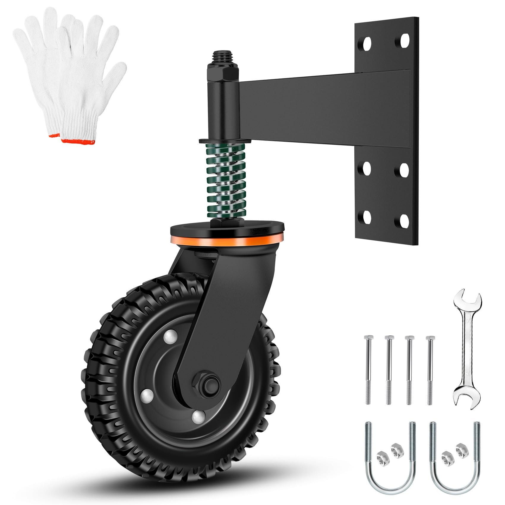 Photo 1 of WOUDY 8 Inch Heavy Duty Fence Gate Wheel