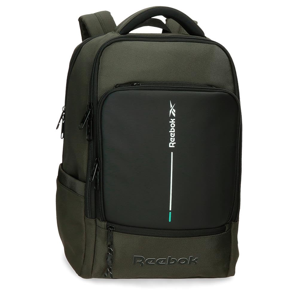 Reebok Houston Zaino per laptop 15,6" Doppio scomparto Verde 30x42x14 cm Poliestere by Joumma Bags