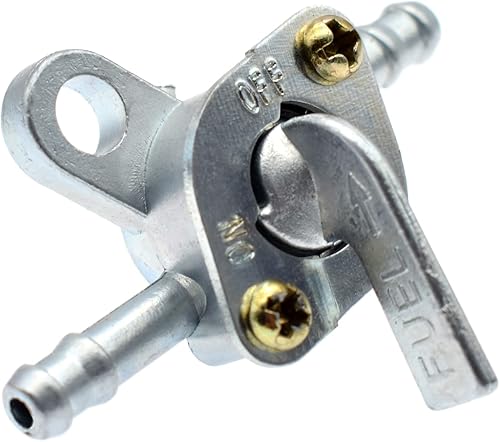 Miniatura 3 de 2 piezas de válvula de grifo de depósito de combustible de 0.236 in interruptor de encendido y apagado para 50cc 70cc 90cc 100cc 110cc 125cc 140cc