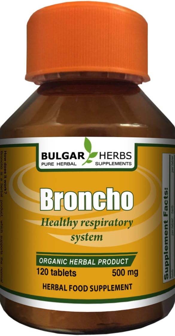 Healthy Respiratory System (Organic Product) 100 Tablets, 500 Mg.