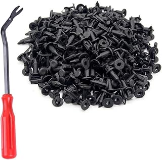 Podoy 100PCS 8mm Fender Clips Bumper Fastener Rivet Clips for Polaris Ranger RZR Suzuki Kawasaki 7661855, 90653-HC4-900 with Removal Tool