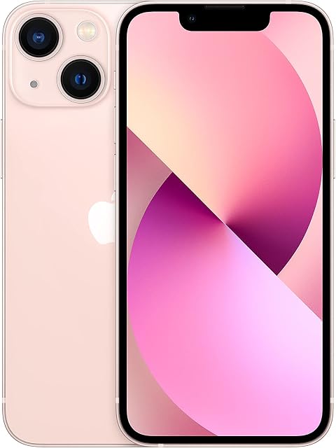 iPhone 13 Mini, 128GB, Pink - Unlocked (Renewed)