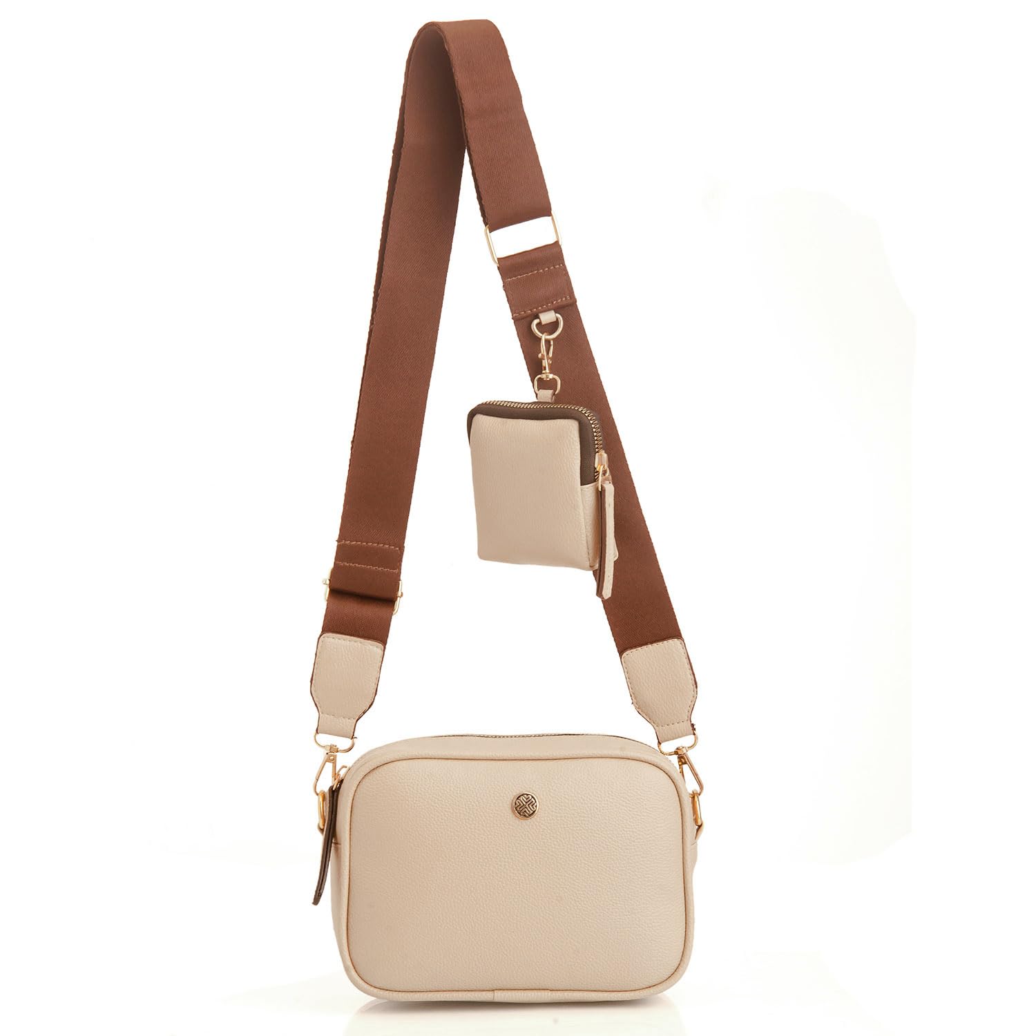 Women's Girls Cross Body Sling Bag with Coin Pouch