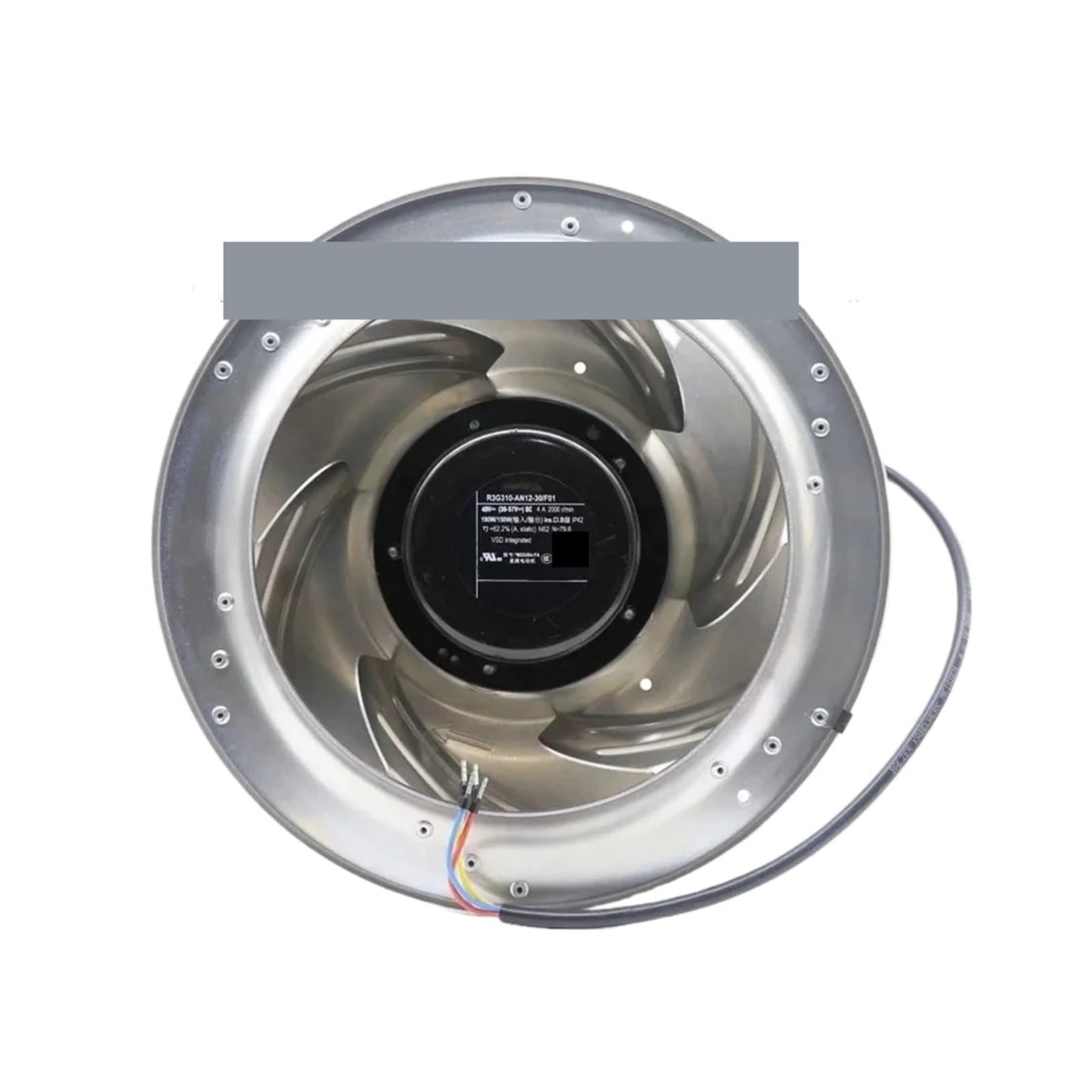BRODEFUP Centrifugal Cooling R3G310-AN12-30/F01 4.0A 48VDC control fan with Speed Control