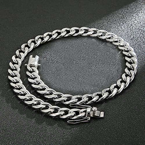 Collier acier inoxydable de qualité supérieure avec maillons 13mm