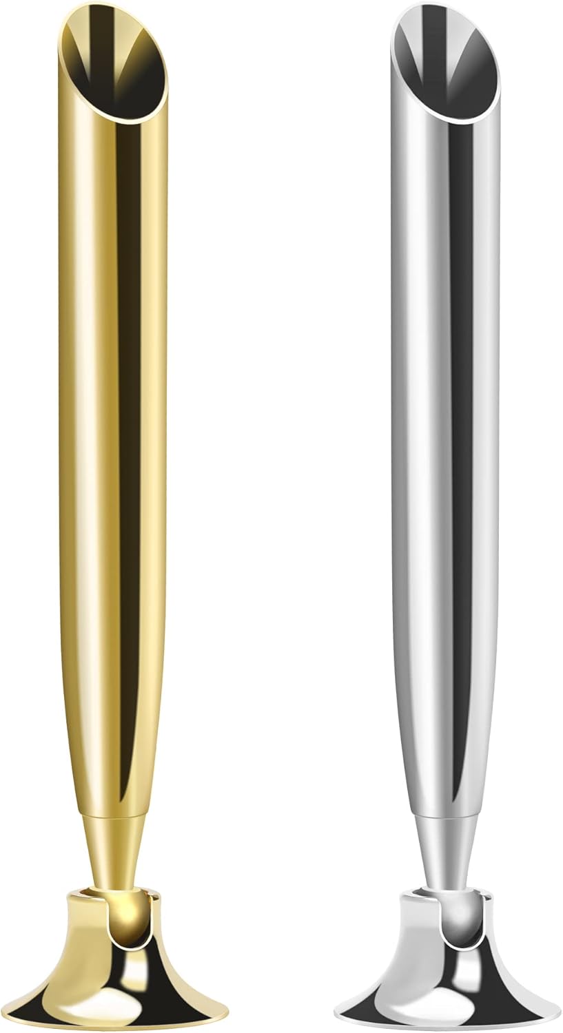 MEABEN 2 Pieces Desk Swivel Pen Holder Pen Funnel Desktop