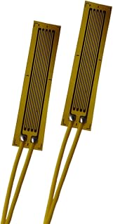 Cuidr BX120-20AA 120 Ohm Foil Strain Gauges, 2-Pack Linear Sensors for Load Cells, Stress Analysis & Structural Monitoring