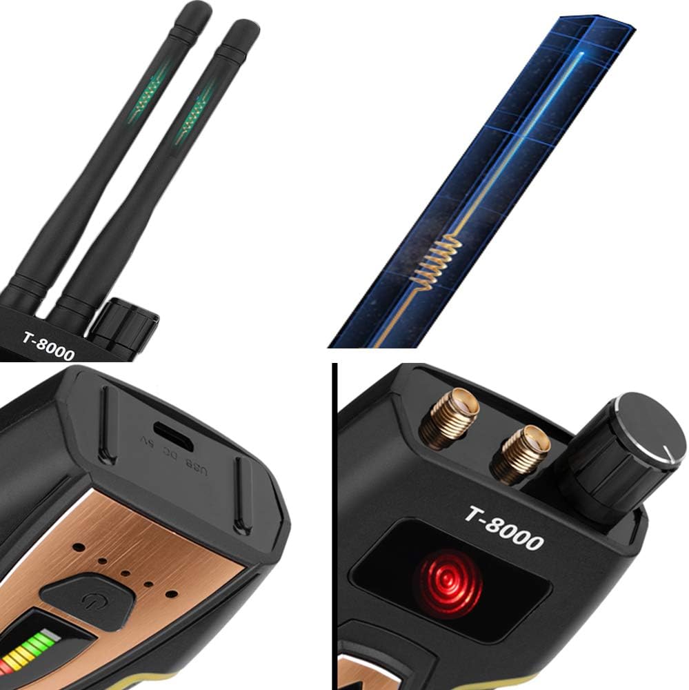 Uр Tо 40% оƒƒ Anti Spy RF Detector Wireless Bug Detector Signal for Hidden Camera Laser Lens GSM Listening Device Finder Radar Radio Scanner CDMA Wireless Signal
