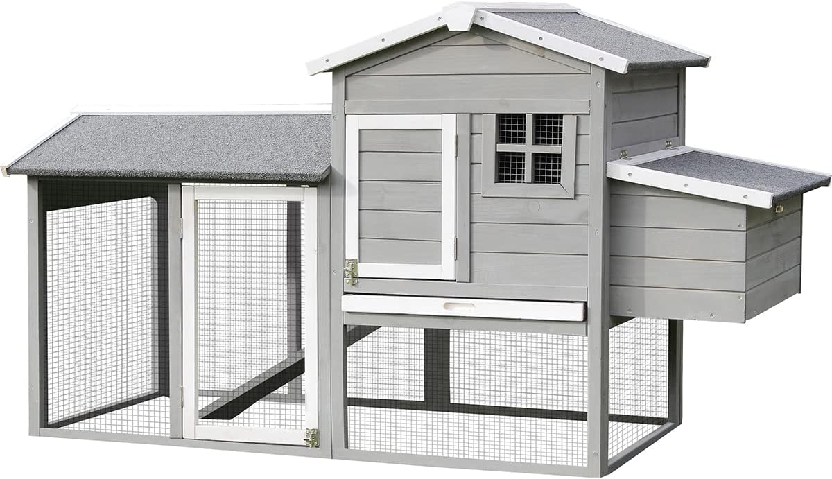 Pets Imperial® Winchester Chicken Coop Hen House Ark Poultry Run Nest Box Rabbit Hutch Suitable For Up To 4 Birds