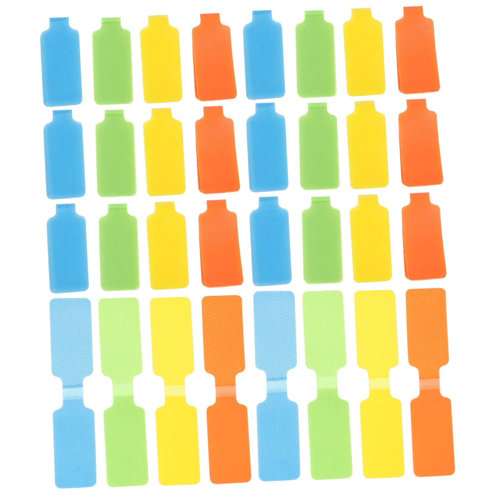 Veemoon 50pcs Wire Label Cable Ethernet Wire Organizer Write on Wire Markers Cord Identification Labels Cord Labels Tags Hook Cord Labels Cable Labels Wire Tags Power Cable Nylon Charger