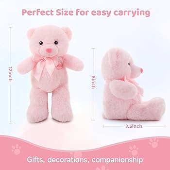 Amazon.co.jp: Tezituor ピンクのテディベアとブルーの