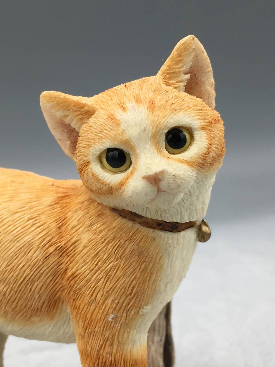 Amazon.co.jp: 英国 シェラット＆シンプソン 茶トラ 猫 置物