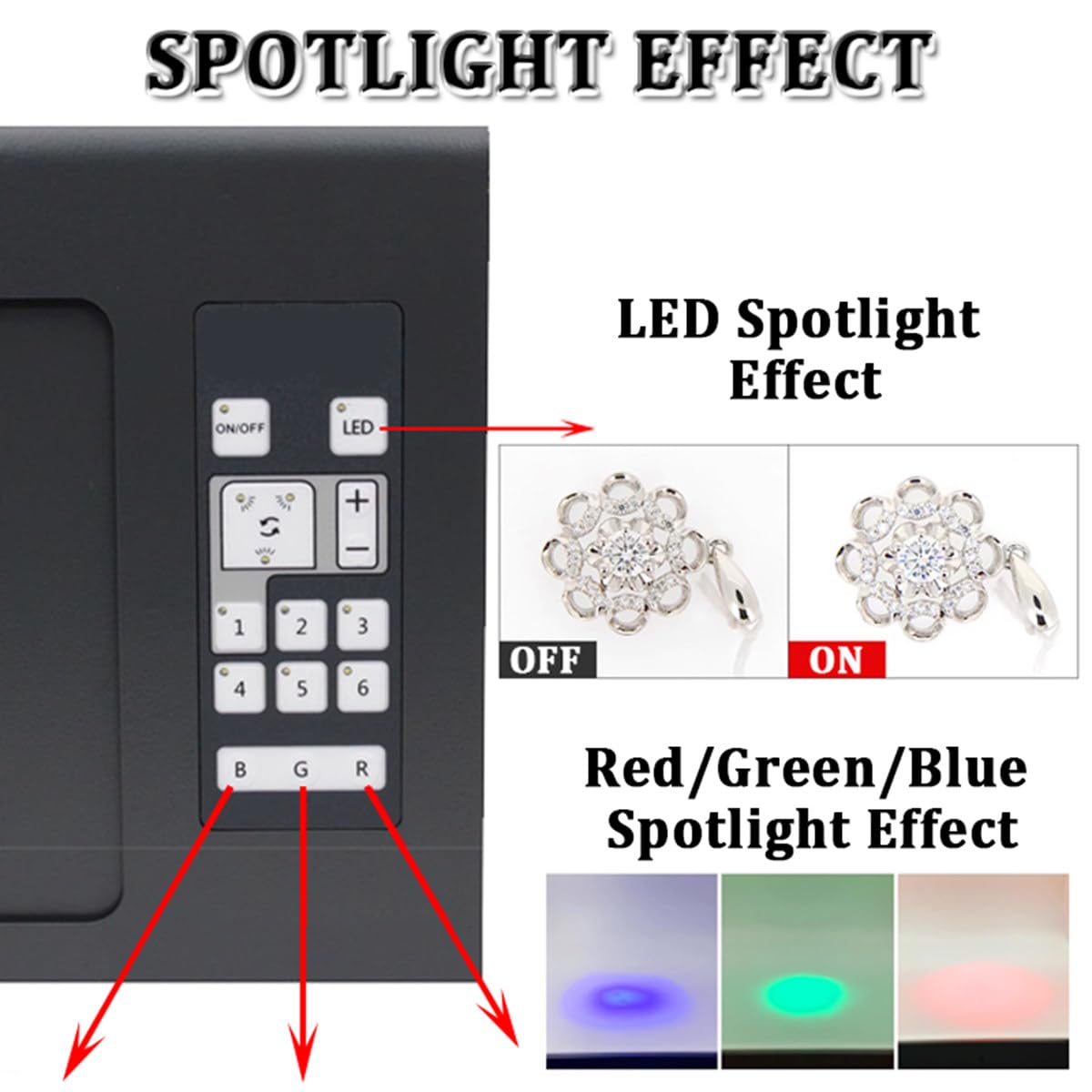 Mini Fotostudio Zelt Lichtbox Kit, Tragbare Fotografie Lichtbox für Kameraaufnahmen, 5500K Dimmbare Softbox, 6 Lichtquellenmodi