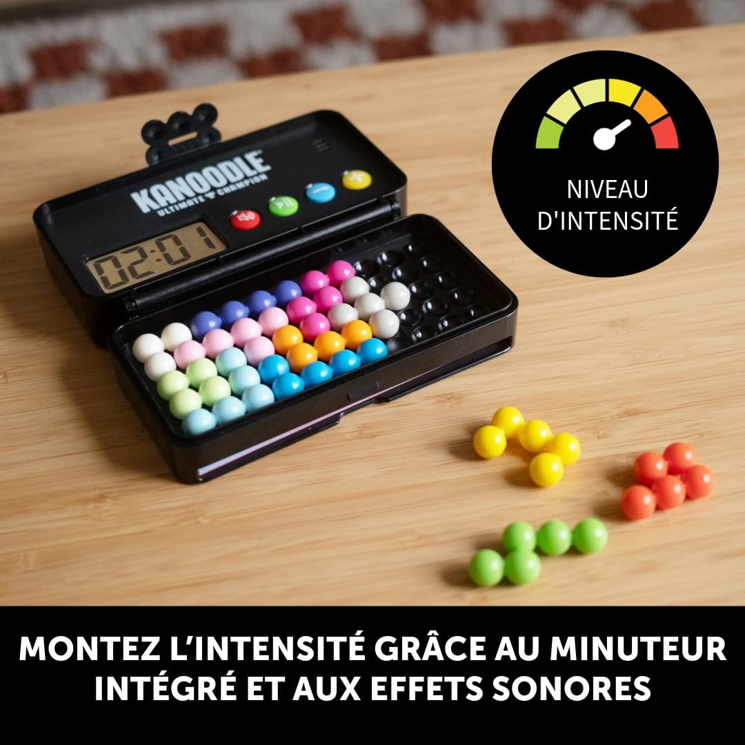 Learning Resources Kanoodle Ultimate Champion Jeu de logique et Casse-tête éducatif 500 défis avec minuterie silencieuse