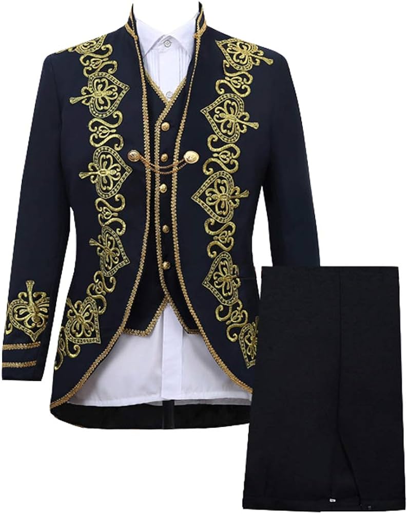 Amazon | 宮廷衣装 演出服 王子様 華麗な王族服 3点セット 大人用 公爵