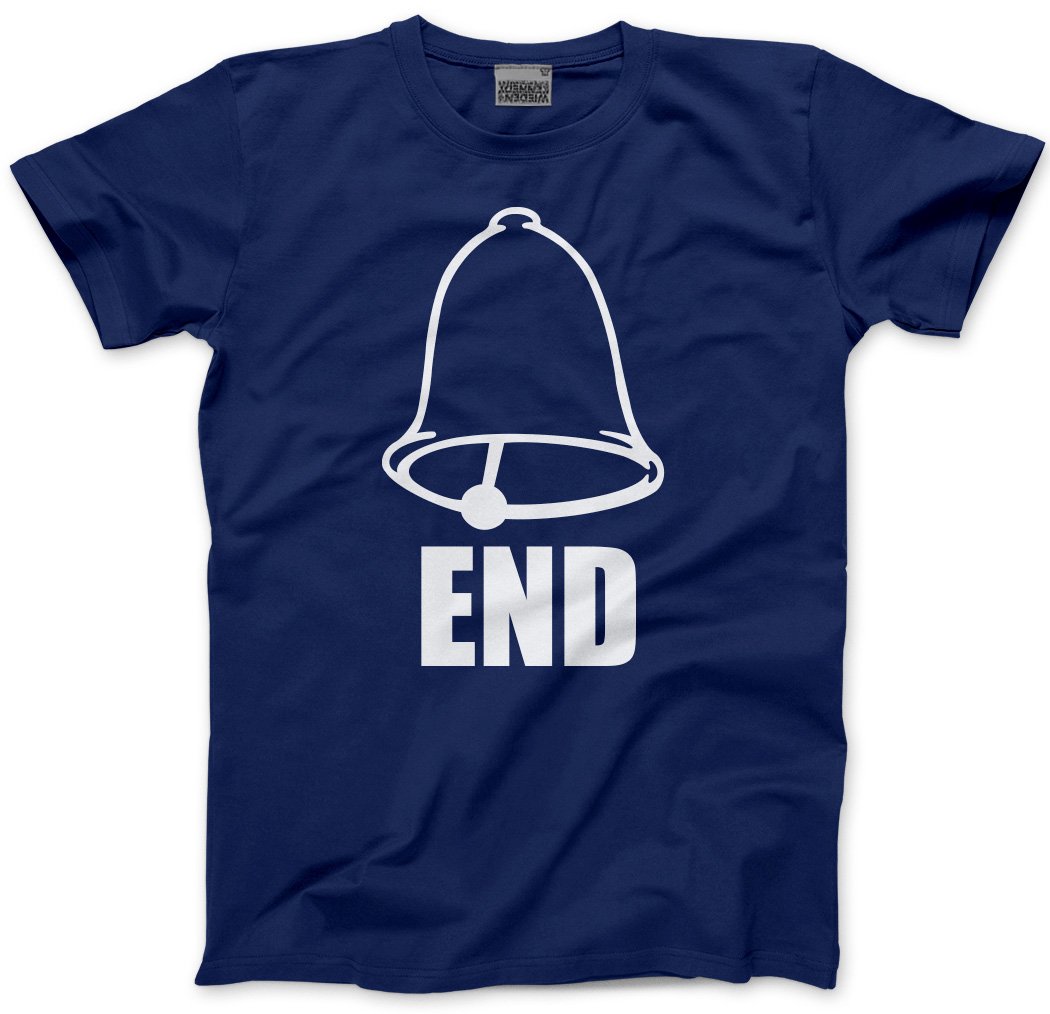 Hotscamp Men's Navy Bell End Knob Head Unisex T-Shirt - Large