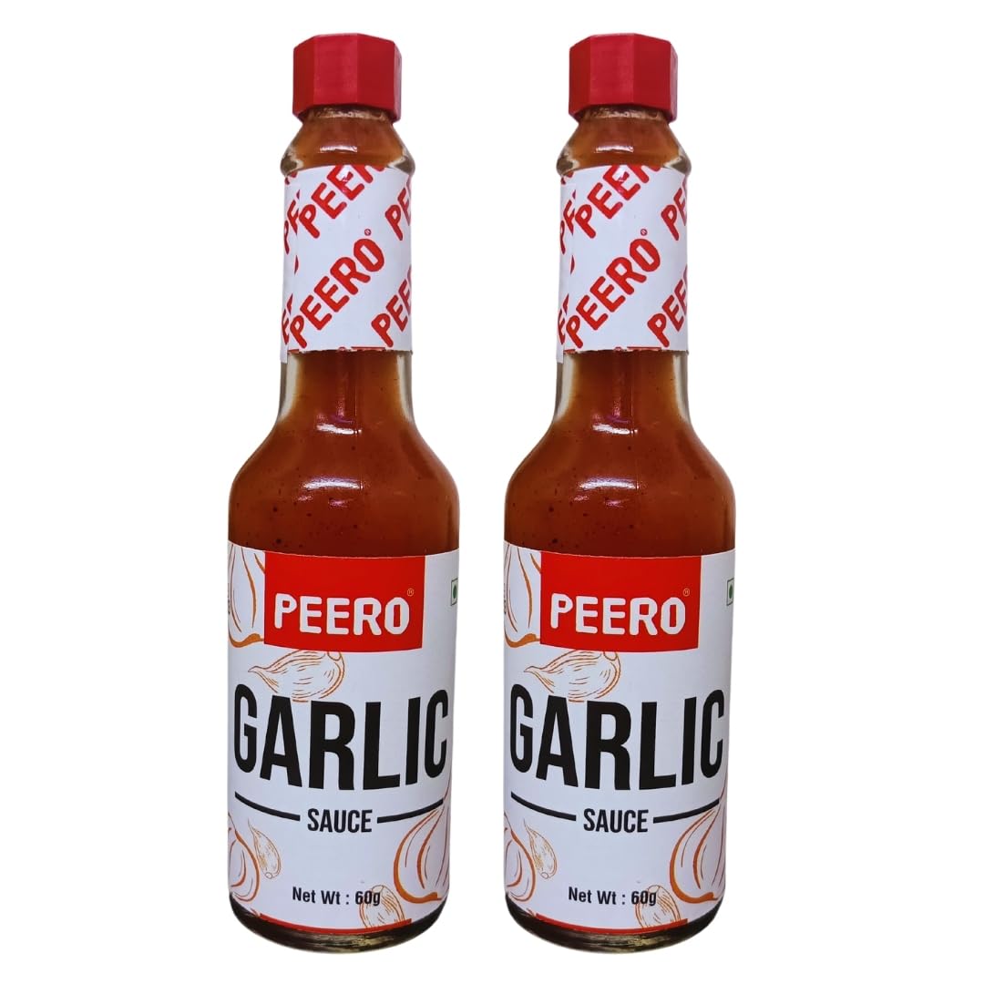 PEERO Ultra Hot Cherry Pepper Sauce Infused with Garlic, Made With 100% Organic Dalle Khursani Chilli Pepper from Sikkim, Pack of 2 x 60 gm each (120g) (B081QPHDZY) Amazon Price History, Amazon Price Tracker