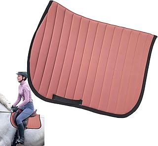 Horse Saddle Pad - Comfortable Shock Absorption Saddle Seat Cushion | Stylish Riding Accessories for Beginners Enthusiasts...