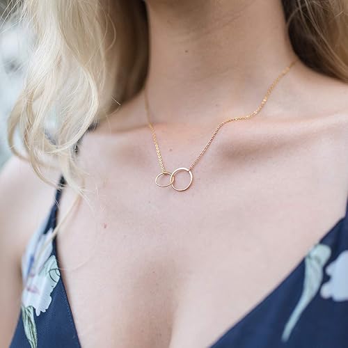 Miniatura 6 de Dear Ava Collar de regalo para mujeres y niñas, colgante de joyería moderna ajustable, idea de regalo de amor para ella con tarjeta sincera, regalos