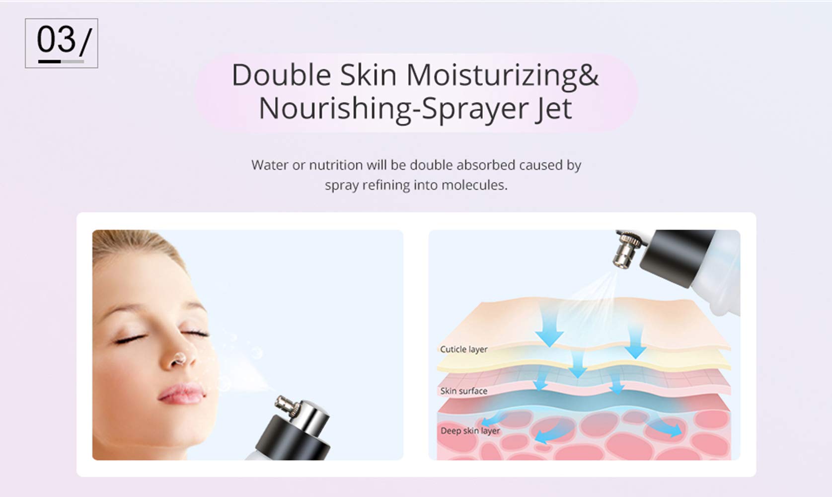 3 en 1 diamant dermabrasion microdermabrasion Portable visage Peeling acné élimination des points noirs pulvérisateur soins de la peau beauté Machine Elitzia ET22P3