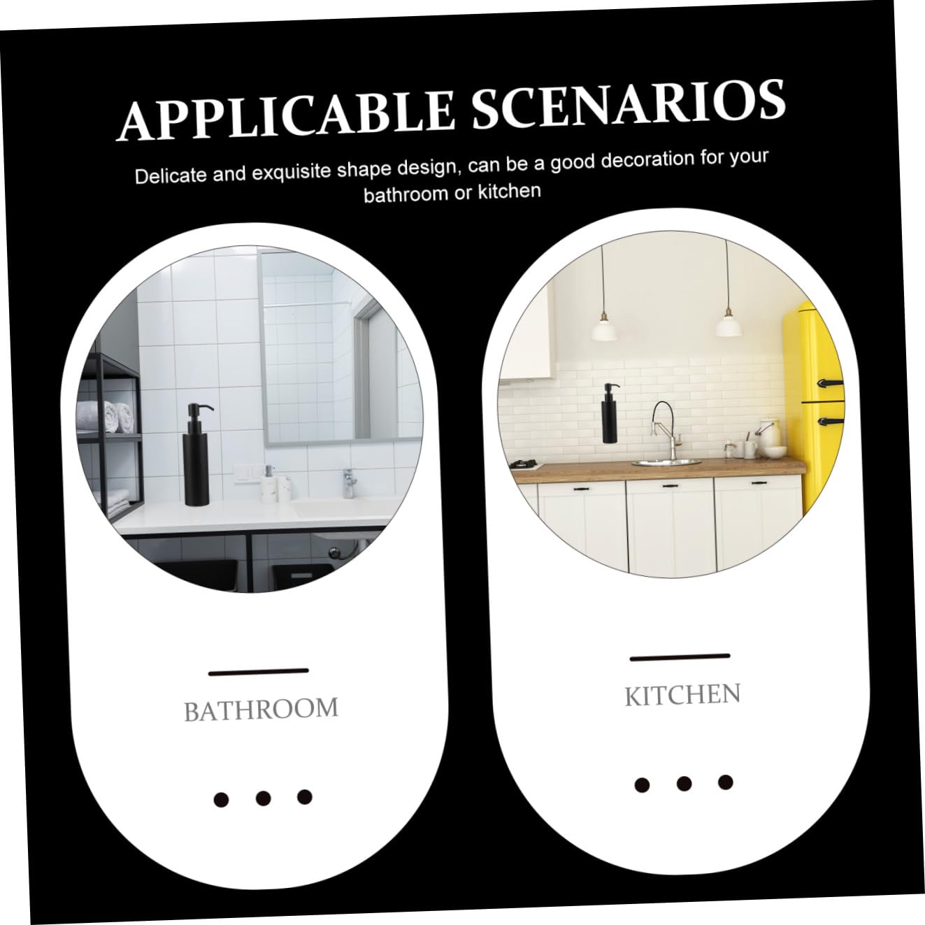 Cabilock Dispensador De Jabón Manual 200ml Acero Inoxidable Negro Botella De Champú