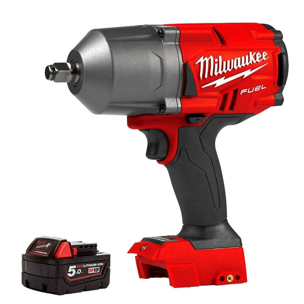 M18FMTIW2P12 18V Fuel Brushless 1/2" Impact Wrench with 1 x 5.0Ah Battery