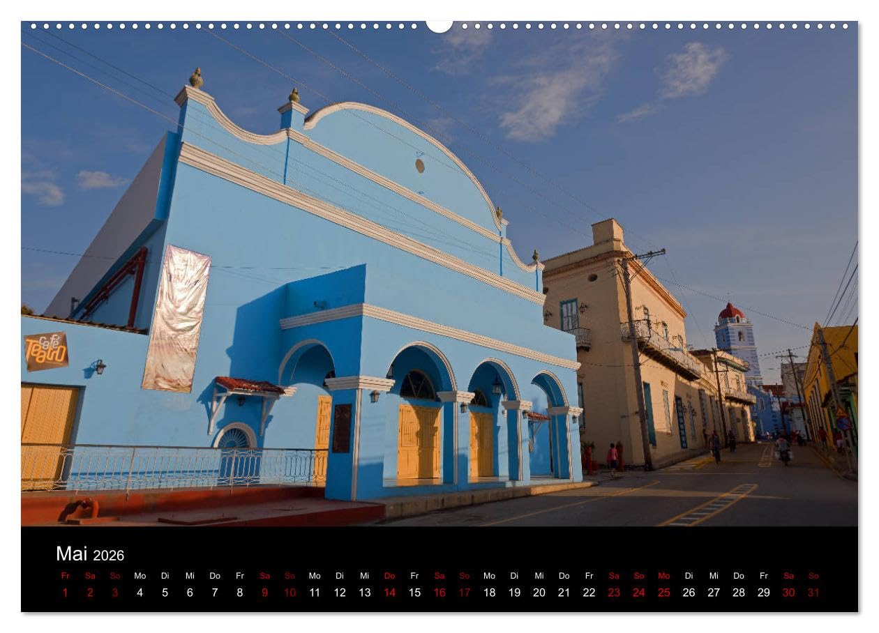Kuba 2026 (hochwertiger Premium Wandkalender 2026 DIN A2 quer), Kunstdruck in Hochglanz: Landschaft, Architektur, Strand und Oldtimer in Kuba (CALVENDO Orte)