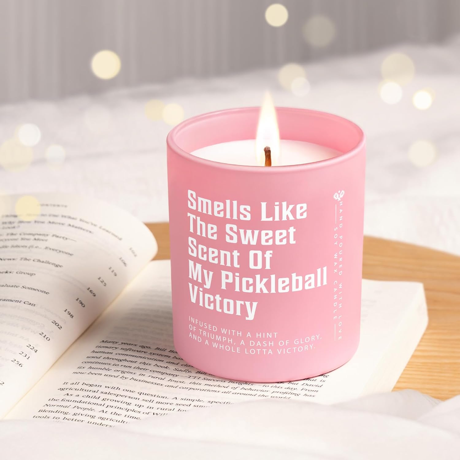 Pickleball Gifts for Women, Lavender Scented Candle